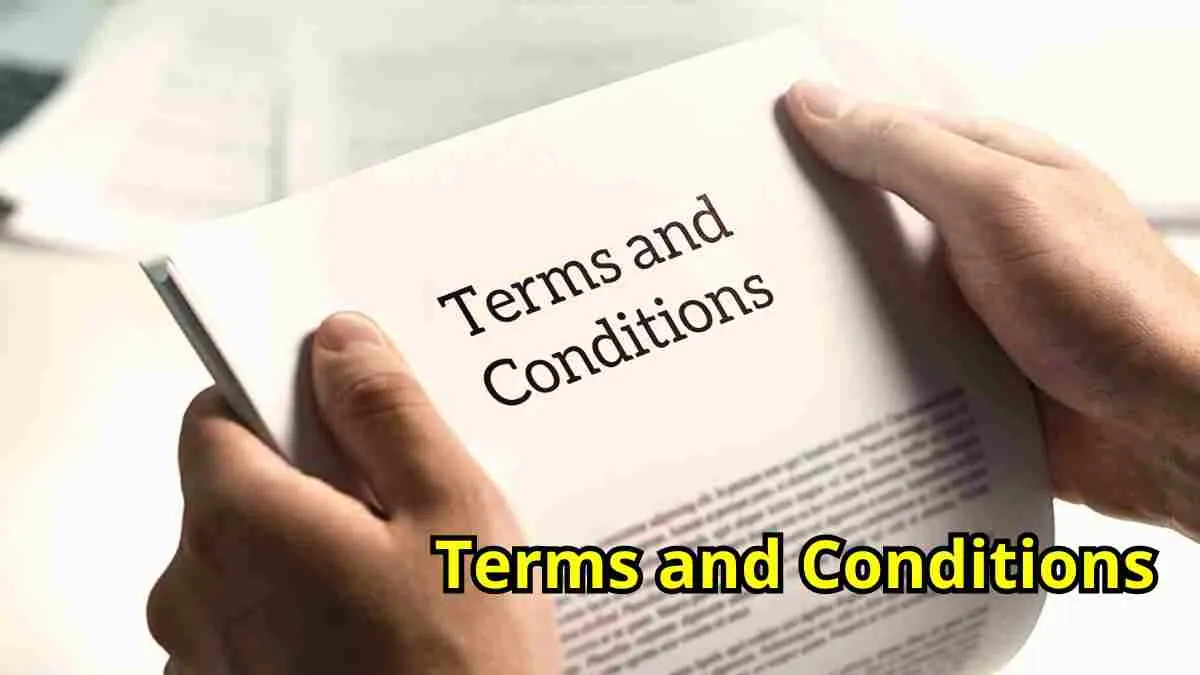 Terms and Conditions